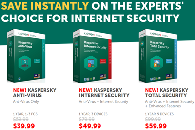 kaspersky 2017 products coupon codes promo