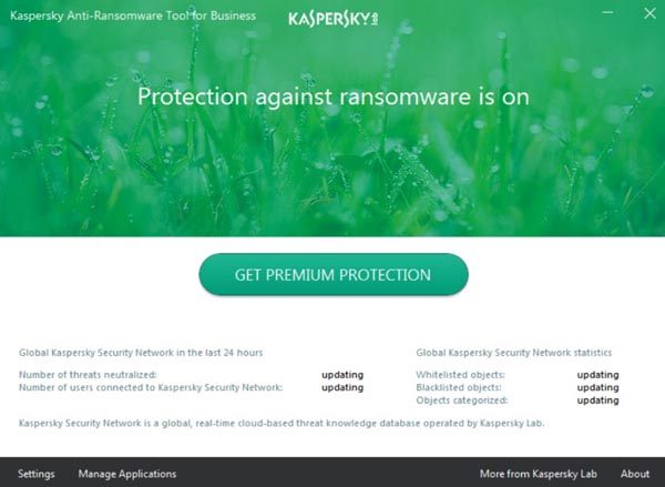 Kaspersky Anti-Ransomware protection