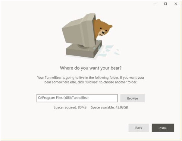 How to use tunnelbear on your pc