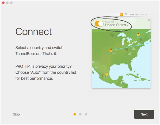 TunnelBear VPN Connect