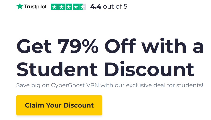 cyberghost student discount 2023