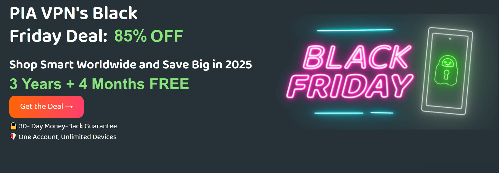 Private Internet Access VPN Black Friday discount coupons