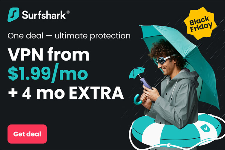 Surfshark Black Friday 2025 deals
