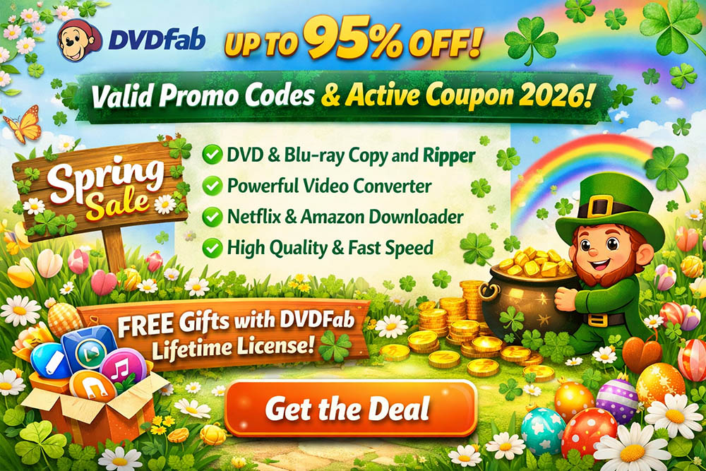 95% Off DVDFab Lifetime coupon code and deals