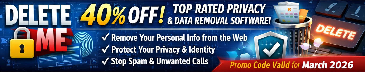 40% Off DeleteMe discount code 2026