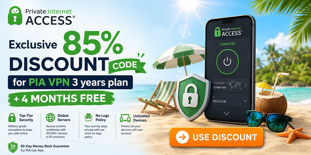 Private Internet Access VPN discount code June 2026