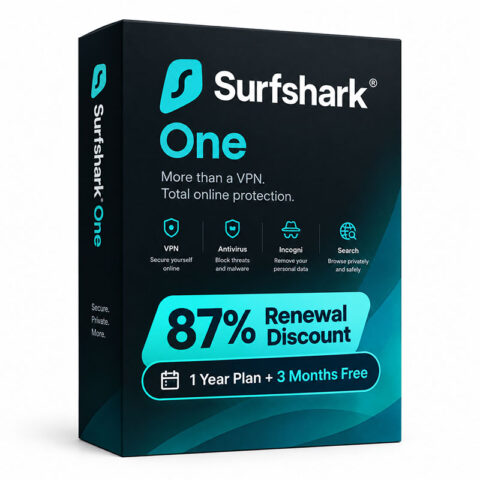 87% Off Surfshark One Renewal Discount